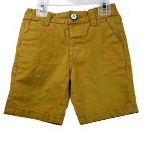 Denim Co Boys Mustard Short Pants Size:1 1/2 -2 Yrs